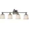 Image de Elstead Lighting, Plafonnier, Concord Applique murale LED G9 quadruple Chrome poli IP44 (1280 lm, G9)