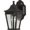Image de Elstead Lighting, Éclairage d'extérieur, Cotswold Lane Applique murale extérieure E27 29cm noir IP44 (E27, IP44)