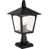 Image de Elstead Lighting, Éclairage d'extérieur, York Lampadaire d'extérieur E27 32cm noir IP43 (E27, IP43)