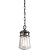 Image de Elstead Lighting, Applique + plafonnier, Lyndon Lampe à suspendre extérieure E27 Architectural Bronze IP44 (E27)