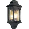 Image de Elstead Lighting, Éclairage d'extérieur, Chapel Applique murale d'extérieur E27 38cm noir IP44, Made in UK (E27, IP44)