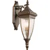 Image de Elstead Lighting, Éclairage d'extérieur, Venetian Rain Applique murale d'extérieur E14 double bronze brossé IP44 (E14, IP44)