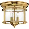 Image de Elstead Lighting, Applique + plafonnier, Gentry plafonnier E14 triple laiton poli (E14)