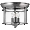 Image de Elstead Lighting, Applique + plafonnier, Gentry plafonnier E14 triple étain (E14)