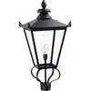 Image de Elstead Lighting, Éclairage d'extérieur, Lampadaire extérieur Wilmslow E27 83cm noir, fabriqué au Royaume-Uni (E27, IP20)
