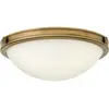 Image de Elstead Lighting, Applique + plafonnier, Collier plafonnier E27 double Heritage laiton (E27)