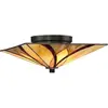 Image de Elstead Lighting, Applique + plafonnier, Asheville Lampe de table E27 double 17cm Valiant Bronze (E27)