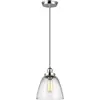 Image de Elstead Lighting, Suspension, Baskin Lampe à suspendre E27 27cm Nickel poli (E27)