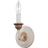 Image de Elstead Lighting, Éclairage d'extérieur, Hartsville Applique E14 Chalk Washed, Beachwood (E14, IP20)