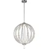 Image de Elstead Lighting, Suspension, Oberlin LED Lampe à suspendre 2 fois 55cm Nickel satiné (1600 lm)
