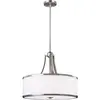Image de Elstead Lighting, Suspension, Prospect Park Lampe à suspendre E27 quadruple satin nickel, chrome (E27)