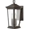 Image de Elstead Lighting, Éclairage d'extérieur, Applique murale d'extérieur Bromley E14 double bronze huilé IP44 (E14, IP44)