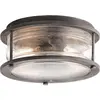 Image de Elstead Lighting, Éclairage d'extérieur, Ashland Bay Plafonnier d'extérieur E27 Zinc vieilli IP44 (E27, IP44)