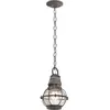 Image de Elstead Lighting, Éclairage d'extérieur, Bridge Point Suspension extérieure E27 Zinc vieilli IP44 (E27, IP44)
