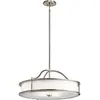Image de Elstead Lighting, Suspension, Emory Lampe à suspendre E27 quadruple 29cm étain classique (E27)