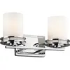 Image de Elstead Lighting, Plafonnier, Hendrik LED Applique murale G9 double chrome poli IP44 (640 lm, G9)