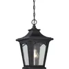 Image de Elstead Lighting, Éclairage d'extérieur, Bedford Lampe à suspendre extérieure E27 Mystic Noir IP44 Anti-marine (E27, IP44)