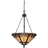 Image de Elstead Lighting, Suspension, Cambridge Lampe à suspendre E27 triple bronze vintage (E27)