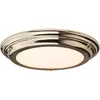 Image de Elstead Lighting, Plafonnier, Welland LED Plafonnier 4cm Laiton poli IP54 (2250 lm)