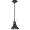 Image de Elstead Lighting, Suspension, East Vale Lampe à suspendre E27 26cm Bronze palladien (E27)