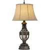 Image de Elstead Lighting, Lampe de table, Augustine Lampe de table E27 Marron antique (E27)