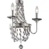 Image de Elstead Lighting, Plafonnier, Malia Applique E14 double nickel poli (E14)
