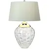 Image de Elstead Lighting, Lampe de table, Samara Lampe de table E27 72cm Nickel poli Château, bleu clair (620 lm, E27)