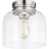 Image de Elstead Lighting, Applique + plafonnier, Hounslow Plafonnier E27 Nickel poli (E27)