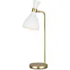 Image de Elstead Lighting, Lampe de table, Joan Lampe de table E27 Blanc mat, laiton bruni (E27)