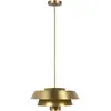 Image de Elstead Lighting, Suspension, Brisbin Lampe à suspendre E27 Laiton bruni (E27)