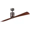 Image de Elstead Lighting Ferron ventilateur de plafond silencieux Ø152cm DC-moteur + télécommande bronze brossé à l'huile, Ventilateur, Bronze