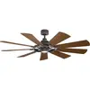 Image de Elstead Lighting Gentry ventilateur de plafond silencieux avec lumière LED Ø165cm DC-moteur bois + télécommande, Ventilateur, Blanc