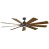Image de Elstead Lighting Gentry XL ventilateur de plafond silencieux avec lumière LED Ø216cm DC moteur bois + télécommande, Ventilateur, Gris, Multicolore, Blanc, Noir, Marron