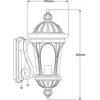 Image de Elstead Lighting, Éclairage d'extérieur, New England Applique murale extérieure E27 Bronze vieilli IP44 (E27, IP44)