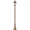 Image de Elstead Lighting, Éclairage d'extérieur, Chicago Lampadaire extérieur E27 247cm Bronze rouillé patiné IP44 (E27, IP44)