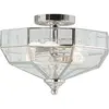 Image de Elstead Lighting, Applique + plafonnier, Old Park plafonnier E27 double nickel poli (E27)