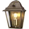 Image de Elstead Lighting, Éclairage d'extérieur, Applique murale extérieure St James E27 Laiton vieilli IP44 (E27, IP44)