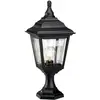 Image de Elstead Lighting, Éclairage d'extérieur, Kerry Lampadaire extérieur E27 44cm Noir IP44 Anti-marine (4400 lm, E27, IP44)