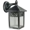 Image de Elstead Lighting, Éclairage d'extérieur, Applique murale d'extérieur Winchcombe E27 noir-argent IP44 (E27, IP44)
