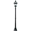 Image de Elstead Lighting, Éclairage d'extérieur, Ledbury Lampadaire extérieur E27 192cm noir IP44 (192 lm, E27, IP44)