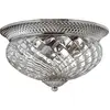 Image de Elstead Lighting, Applique + plafonnier, Plantation plafonnier E27 triple nickel antique poli (E27)