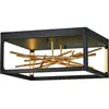 Image de Elstead Lighting, Plafonnier, Styx LED Plafonnier 22cm noir et or doré (931 lm)