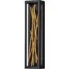 Image de Elstead Lighting, Plafonnier, Applique Styx LED noir et or doré (1588 lm)
