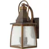 Image de Elstead Lighting, Éclairage d'extérieur, Montauk Applique murale extérieure E14 double 44cm Siena IP44 (E14, IP44)