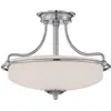 Image de Elstead Lighting, Applique + plafonnier, Griffin plafonnier E27 triple chrome poli (E27)