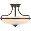 Image de Elstead Lighting, Applique + plafonnier, Griffin plafonnier E27 triple bronze palladian (E27)