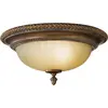 Image de Elstead Lighting, Applique + plafonnier, Kelham Hall Plafonnier E27 double 18cm Florence or, bronze britannique (E27)
