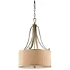 Image de Elstead Lighting, Suspension, Abbey Lampe à suspendre E27 triple argent Sable (E27)