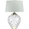 Image de Elstead Lighting, Lampe de table, Samara Lampe de table E27 79cm Nickel poli Château, bleu clair (620 lm, E27, GU10)
