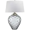 Image de Elstead Lighting, Lampe de table, Samara Lampe de table E27 79cm Nickel poli Hepplewhite-gris clair (620 lm, E27)